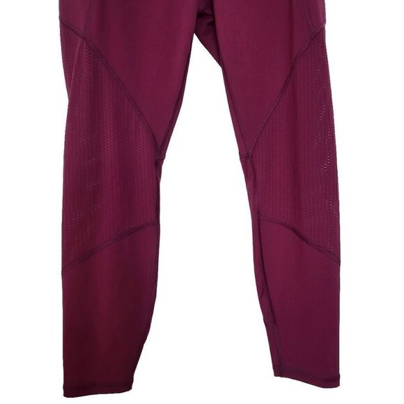 Athleta Contender Mesh Tight/Legging Powerlift in Beach Plum Size XSP - Picture 5 of 12